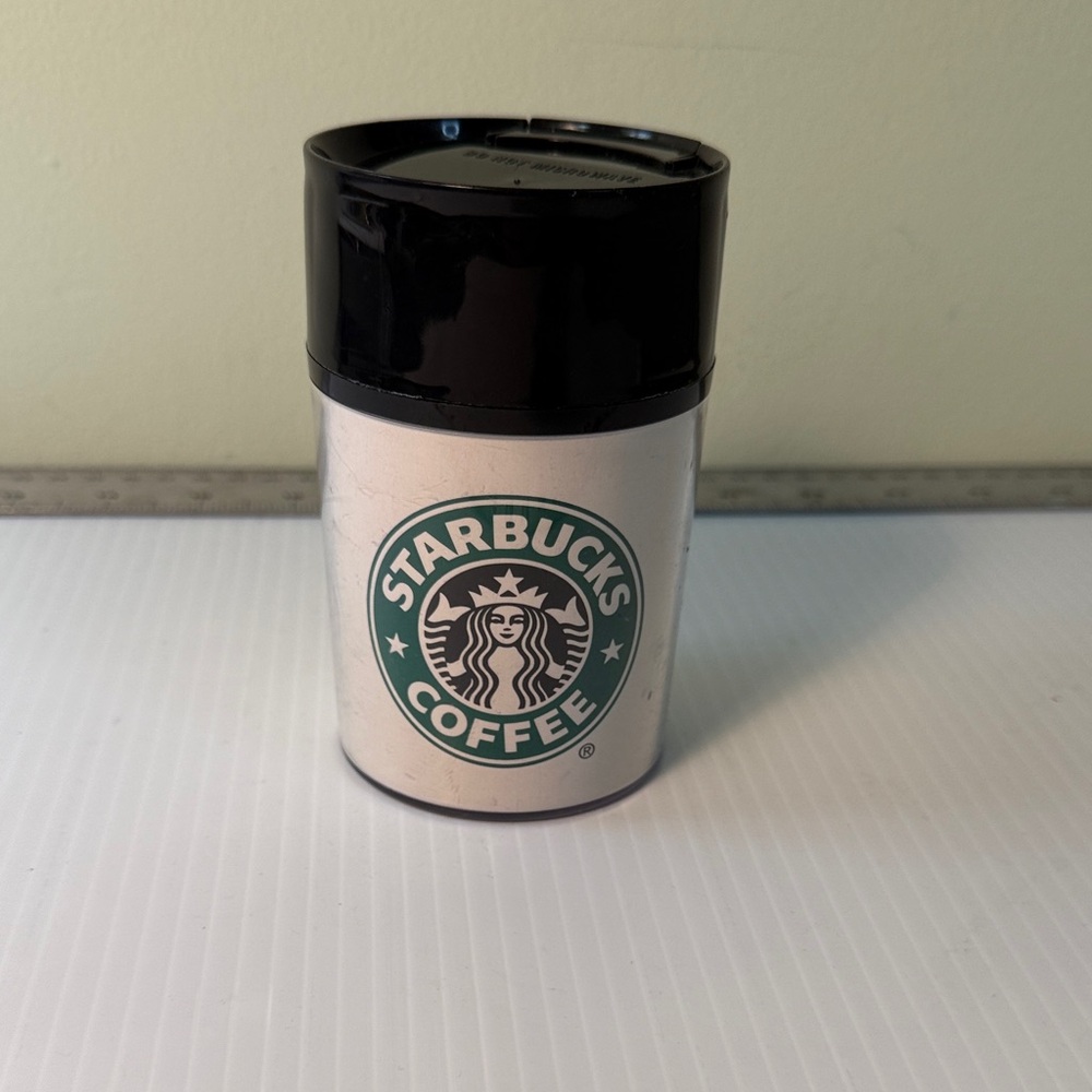 Starbucks White and Black Coffee tumbler. Short size